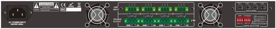 Amplificadores audios de la clase D de DC24V 4*500W para la eficacia alta del negocio