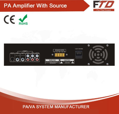 uso activo del sistema de altavoz del PA del amplificador del mezclador del poder en civil