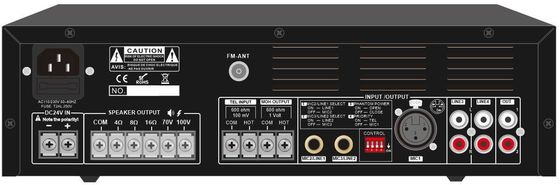 amplificador del sistema PA de 120W AC230V con MP3 SD BT FM