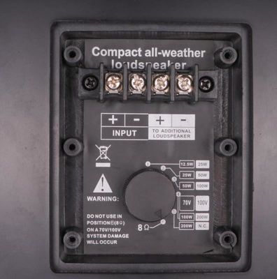 Sistema de Presidente a prueba de mal tiempo profesional blanco de los altavoces de audio 25W del ODM