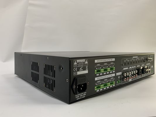 ratio audio del s N del sistema 70dB del sistema PA del canal del amplificador 6 de la matriz 6*120W
