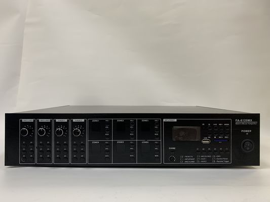 ratio audio del s N del sistema 70dB del sistema PA del canal del amplificador 6 de la matriz 6*120W