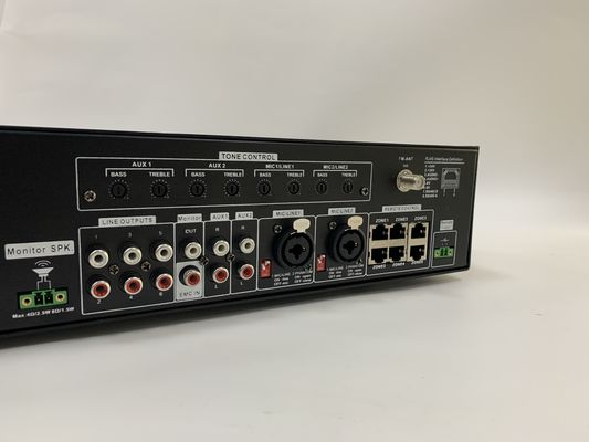 ratio audio del s N del sistema 70dB del sistema PA del canal del amplificador 6 de la matriz 6*120W