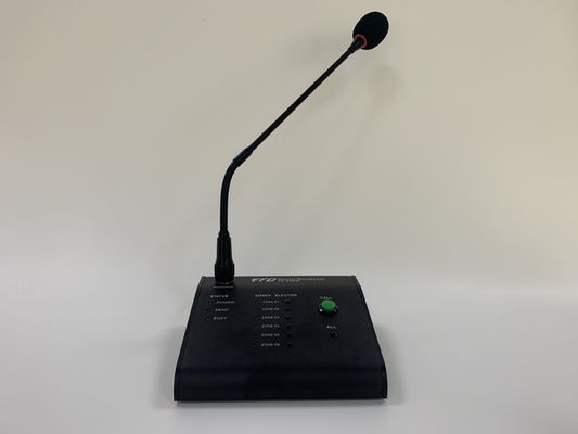 Micrófono de la zona del telecontrol 6 del amplificador del sistema PA de RS485 los 600m hasta 8 unidades