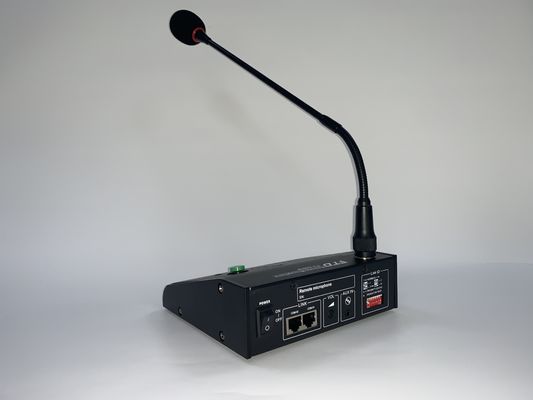 Micrófono de la zona del telecontrol 6 del amplificador del sistema PA de RS485 los 600m hasta 8 unidades