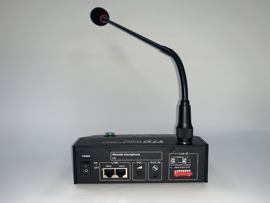 Micrófono de la zona del telecontrol 6 del amplificador del sistema PA de RS485 los 600m hasta 8 unidades