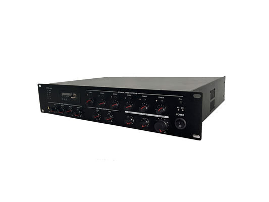 Amplificador de potencia máximo de la zona 120W del amplificador 6 del sistema PA del telecontrol de la ayuda 8