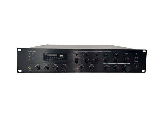 Amplificador de potencia máximo de la zona 120W del amplificador 6 del sistema PA del telecontrol de la ayuda 8