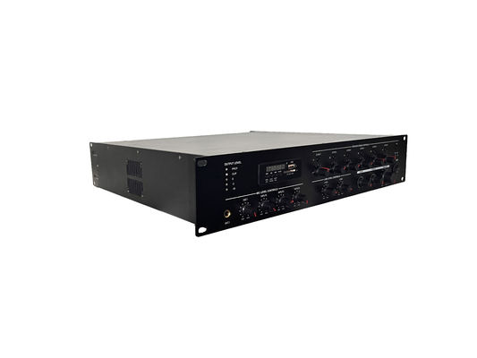 Amplificador de potencia máximo de la zona 120W del amplificador 6 del sistema PA del telecontrol de la ayuda 8