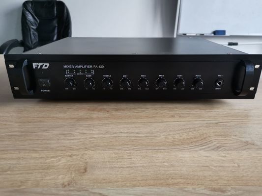 Mezclador autoamplificado amperio 240W RMS del amplificador del sistema PA de AC110V
