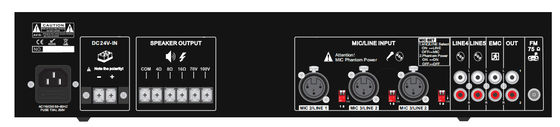 amplificador de potencia del amplificador 350W del sistema PA del soporte de estante del 19in para la escuela