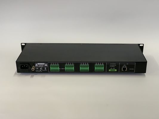 Amplificador 1U de la zona el 19in del panel de alarma de la red del IP de AC220V TCP 32