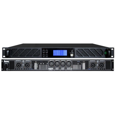 Favorable clase D amperio del amplificador audio del canal negro de AC180V 4 para el teatro y el cine