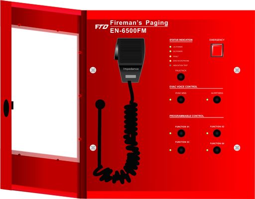 Micrófono remoto del bombero de la alarma estándar de la voz