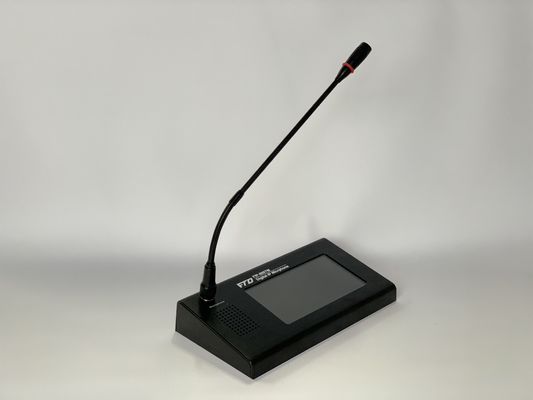 micrófono que pagina remoto de la pantalla táctil del sistema PA de red del IP 70dB