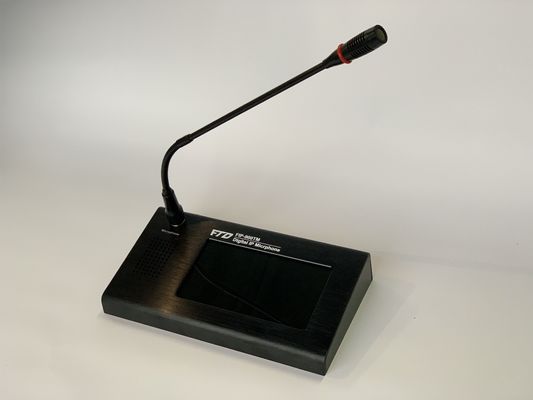 micrófono que pagina remoto de la pantalla táctil del sistema PA de red del IP 70dB