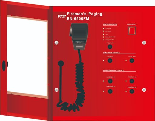 Micrófono de la paginación del bombero de la emergencia del Poe de la alarma de la voz del sistema de la evacuación de la voz de Digitaces