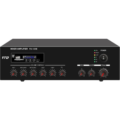 Sistema de alto rendimiento del amplificador audio con 3 Mic Inputs 600 ohmios (Ω) de garantía de cinco años de 5-8 milivoltio