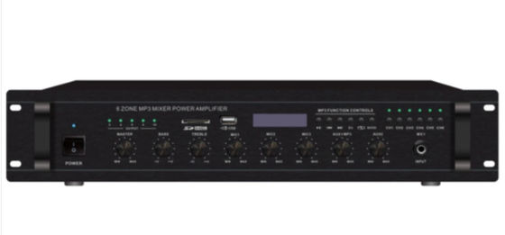 Audio público del amplificador de la zona 350w del sistema de direcciones 6 con el MP3 y FM