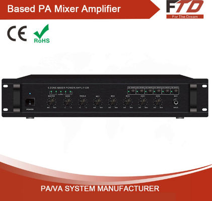 amplificador del sistema PA de audio del amplificador de la zona 3500w de la economía 6 del amplificador del mezclador del poder
