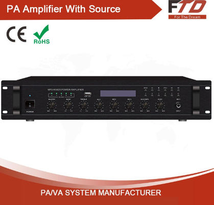 Amplificador mezclador de potencia y placa amplificadora de clase d en altavoces impermeables amplificados
