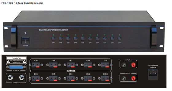 Sistema completo del sistema de direcciones público del selector del Presidente de 10 zonas