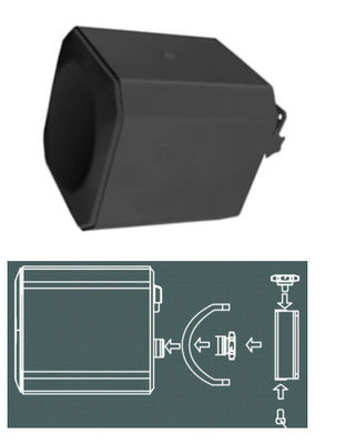 5&quot; Presidente al aire libre del soporte de la pared CON SOEAKER PLANO FINO PARA OUTDOOR/INDOOR