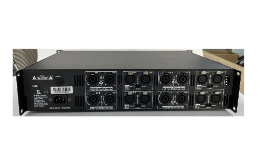 8 amplificador de potencia profesional del amplificador de potencia del canal 8*300W 8ohms