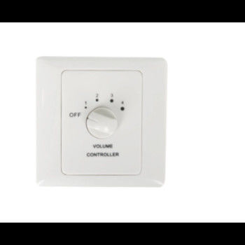 altavoces profesionales del sistema audio el regulador de volumen con la retransmisión 24V